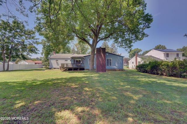 26 Old Manor Rd, Holmdel, NJ 07733 - view of yard with a deck