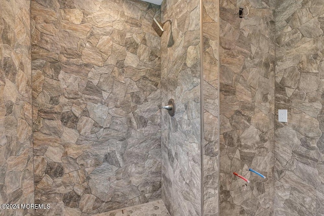 166 Montrose Rd, Colts Neck, NJ 07722 - bathroom view of a tile shower