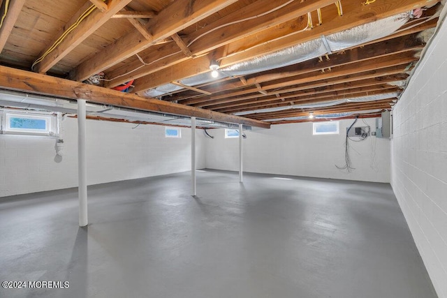 166 Montrose Rd, Colts Neck, NJ 07722 - basement with concrete block wall