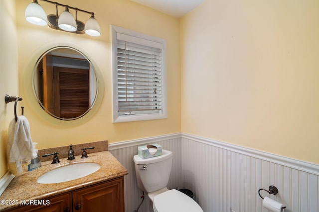 424 Continental St, Forked River, NJ 08731 - half bathroom featuring a wainscoted wall and vanity