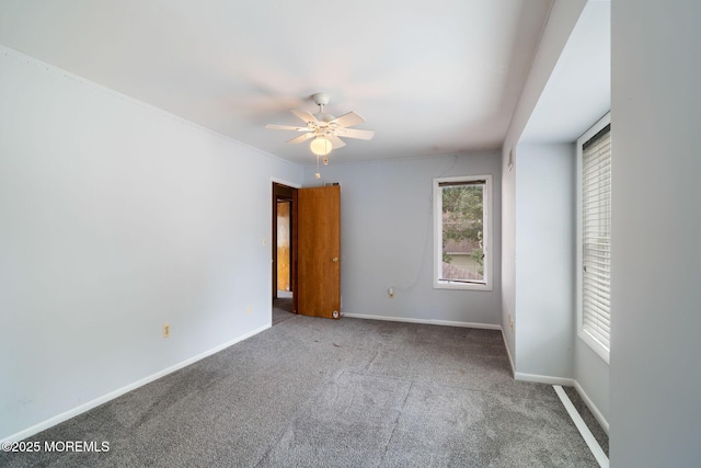 424 Continental St, Forked River, NJ 08731 - empty room with carpet flooring and a ceiling fan