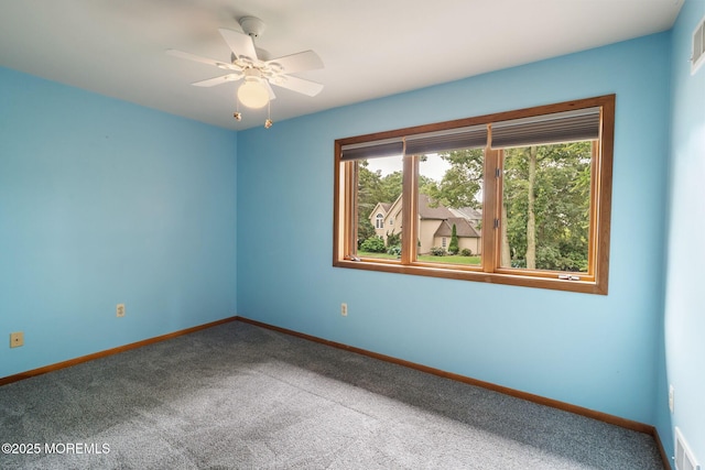 424 Continental St, Forked River, NJ 08731 - unfurnished room featuring carpet floors and a ceiling fan