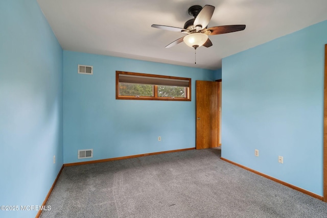 424 Continental St, Forked River, NJ 08731 - empty room featuring a ceiling fan and carpet flooring