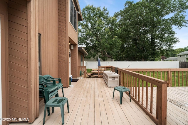 424 Continental St, Forked River, NJ 08731 - deck with a fenced backyard