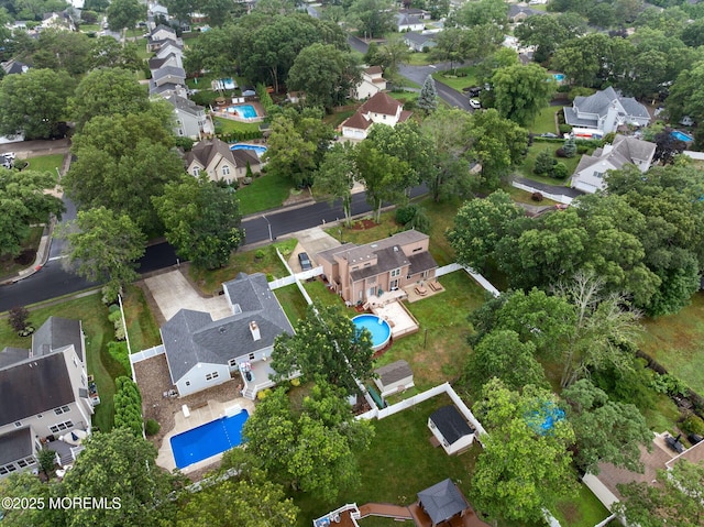 424 Continental St, Forked River, NJ 08731 - aerial view of property's location with nearby suburban area and a pool area
