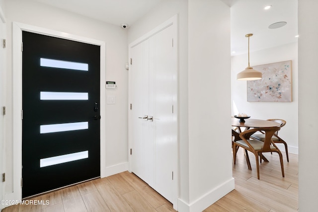 144 Colony Cir, Lakewood, NJ 08701 - entrance foyer featuring light wood-style floors and baseboards