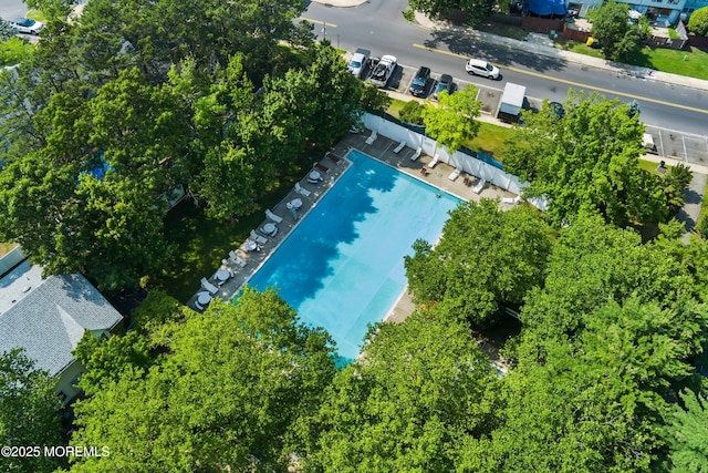 144 Colony Cir, Lakewood, NJ 08701 - aerial view of a pool area