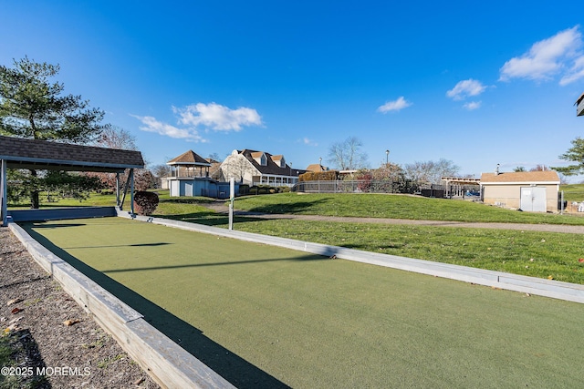 153D Concordia Cir, Monroe, NJ 08831 - view of yard with a bocce ball area