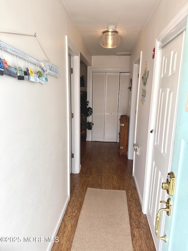 57 Albert Dr, Beach Haven West, NJ 08050 - hall with wood finished floors and baseboards