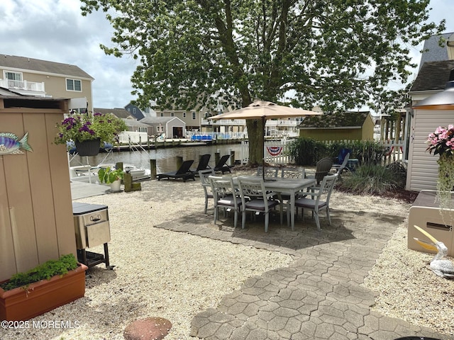 57 Albert Dr, Beach Haven West, NJ 08050 - view of patio featuring outdoor dining space