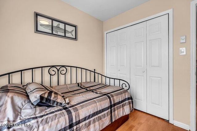 202 Lincoln Ave Unit C5, Seaside Heights, NJ 08751 - bedroom with wood finished floors and a closet