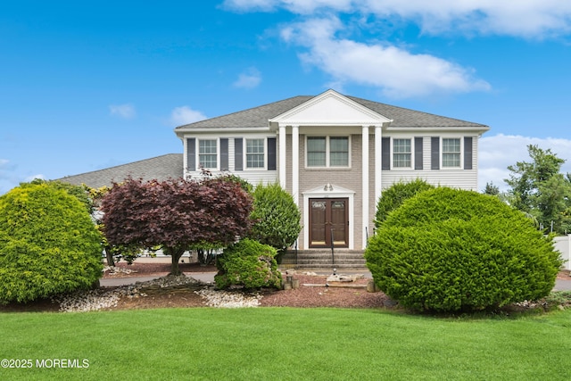 126 Wyncrest Rd, Marlboro, NJ 07746 - greek revival inspired property with a front lawn and a shingled roof