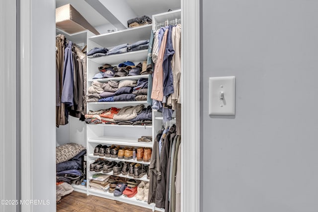 16 Bridge Ct, Jackson, NJ 08527 - walk in closet featuring wood finished floors