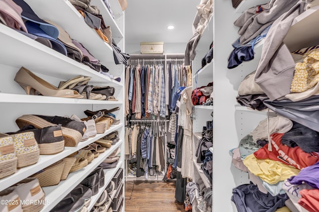16 Bridge Ct, Jackson, NJ 08527 - walk in closet featuring wood finished floors