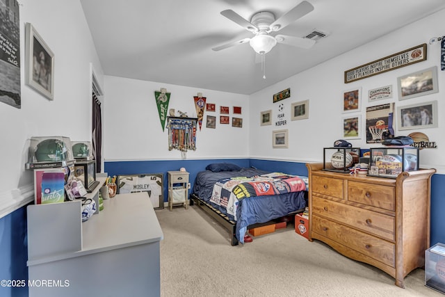 16 Bridge Ct, Jackson, NJ 08527 - bedroom featuring carpet floors and ceiling fan