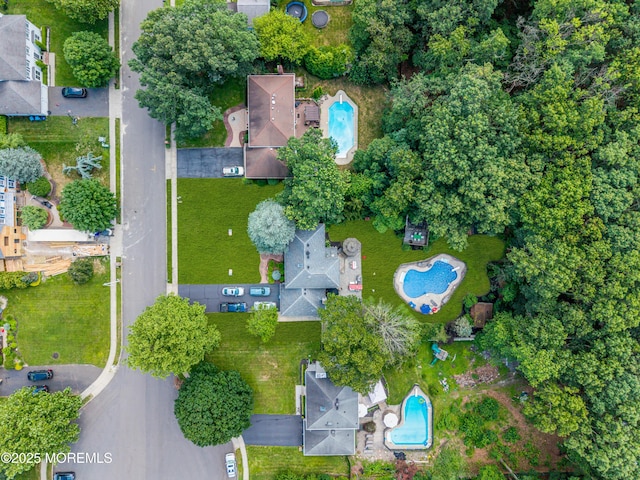 16 Bridge Ct, Jackson, NJ 08527 - aerial overview of property's location featuring a pool area