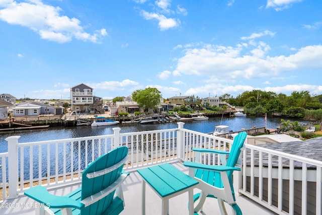 8 S Boston Dr, Little Egg Harbor, NJ 08087 - wooden deck featuring a water view