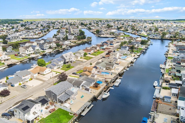 8 S Boston Dr, Little Egg Harbor, NJ 08087 - aerial perspective of suburban area with a nearby body of water