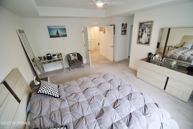 102 Pilot St, Marlboro, NJ 07746 - carpeted bedroom featuring baseboards and a ceiling fan