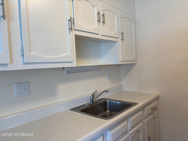 21 Yorkshire Ct Unit A, Manchester, NJ 08759 - kitchen featuring white cabinets, light countertops, and open shelves