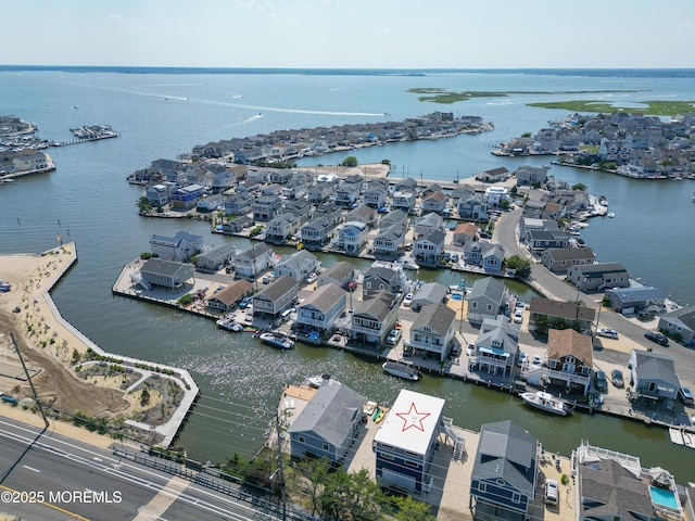 3365 Heron Ln, Lavallette, NJ 08735 - aerial view of property's location with a large body of water and nearby suburban area