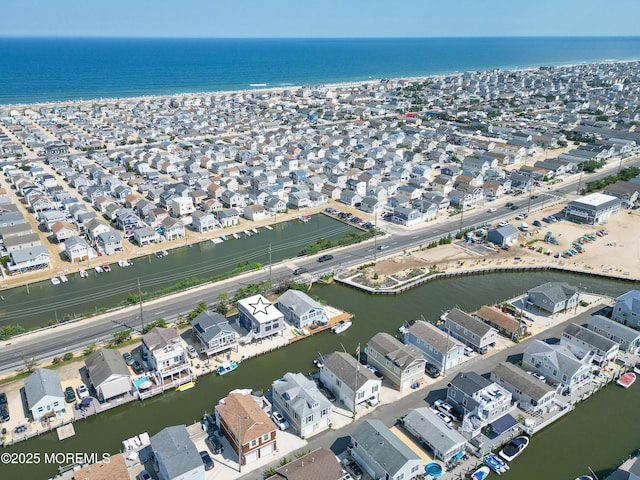 3365 Heron Ln, Lavallette, NJ 08735 - aerial overview of property's location with a large body of water and nearby suburban area