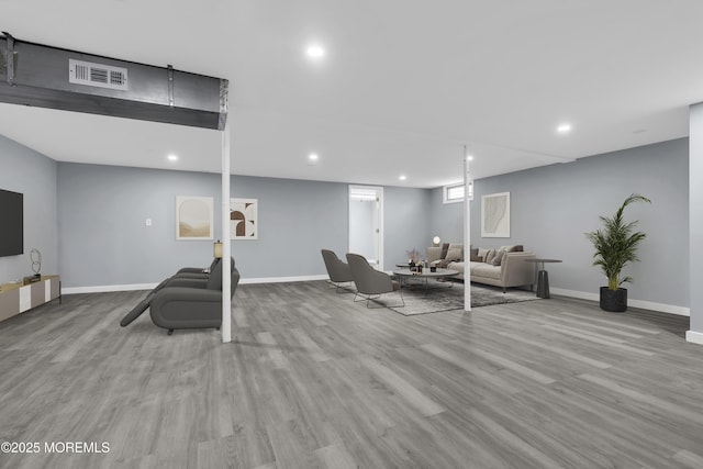 292 Washington Rd, Sayreville, NJ 08872 - workout area featuring wood finished floors and recessed lighting