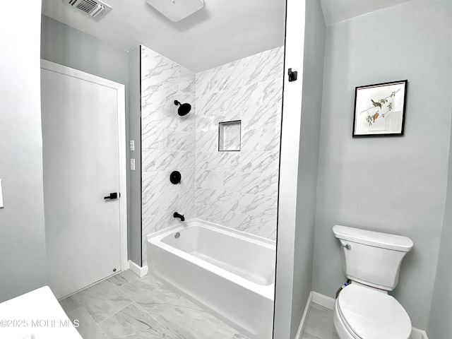 292 Washington Rd, Sayreville, NJ 08872 - bathroom with marble finish floors and  shower combination