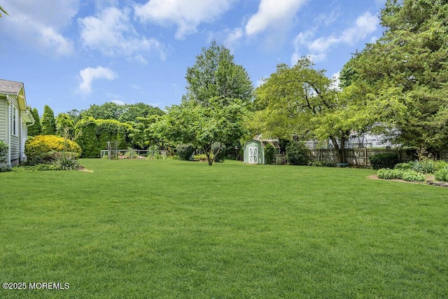 53 Edison Ave, Tinton Falls, NJ 07724 - view of yard featuring a storage shed