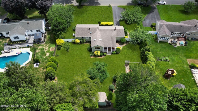 53 Edison Ave, Tinton Falls, NJ 07724 - bird's eye view of a pool area