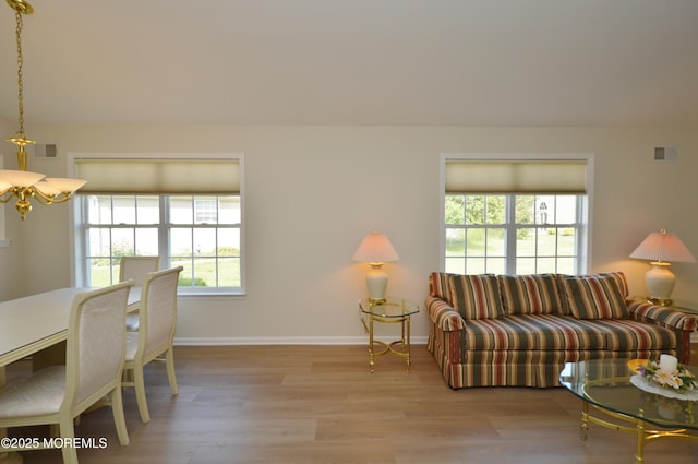 3229 Flagstone Ct, Toms River, NJ 08755 - living room featuring wood finished floors and baseboards