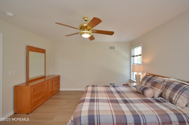 3229 Flagstone Ct, Toms River, NJ 08755 - bedroom featuring light wood finished floors and a ceiling fan