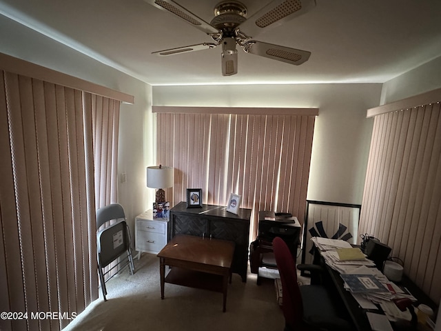 805 Westminster Ct Unit A, Manchester, NJ 08759 - office space featuring a ceiling fan and carpet floors