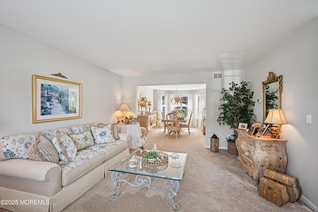 21 Orchid Ln, Barnegat, NJ 08005 - carpeted living area featuring baseboards