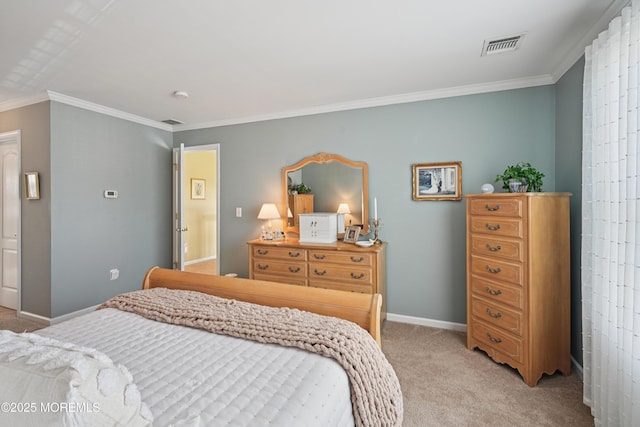 21 Orchid Ln, Barnegat, NJ 08005 - bedroom featuring light colored carpet and crown molding