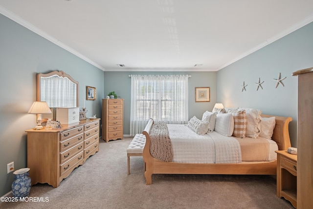 21 Orchid Ln, Barnegat, NJ 08005 - bedroom featuring ornamental molding and light colored carpet