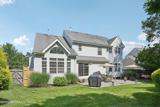 21 Orchid Ln, Barnegat, NJ 08005 - back of house with a patio area and a gate