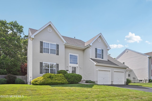 21 Orchid Ln, Barnegat, NJ 08005 - traditional-style house featuring driveway, a front yard, and roof with shingles
