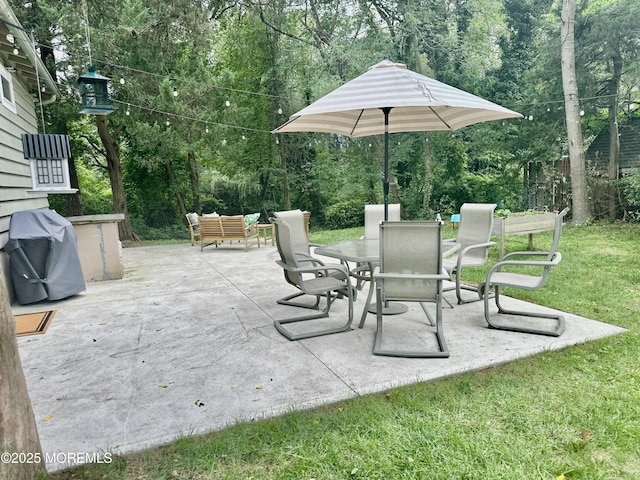 357 Boland Ave, Brick, NJ 08724 - view of patio with grilling area, outdoor dining space, and outdoor lounge area