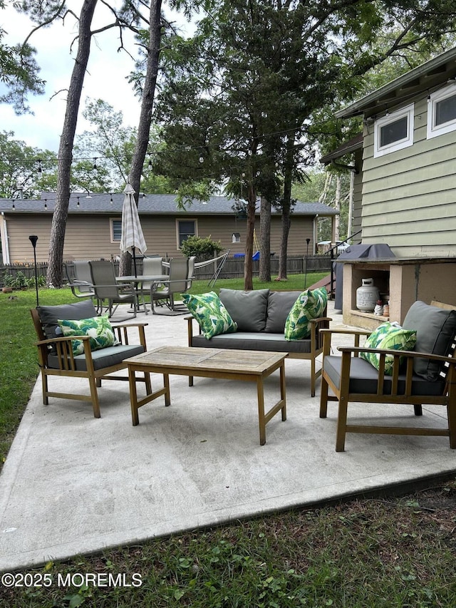 357 Boland Ave, Brick, NJ 08724 - view of patio featuring an outdoor living space and outdoor dining area