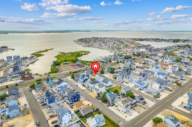 315 Shuster Ave, Ortley Beach, NJ 08751 - aerial perspective of suburban area with a large body of water