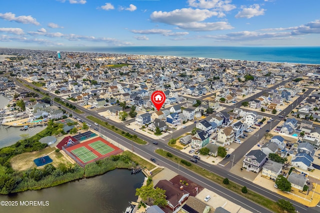 315 Shuster Ave, Ortley Beach, NJ 08751 - aerial view of residential area with a nearby body of water