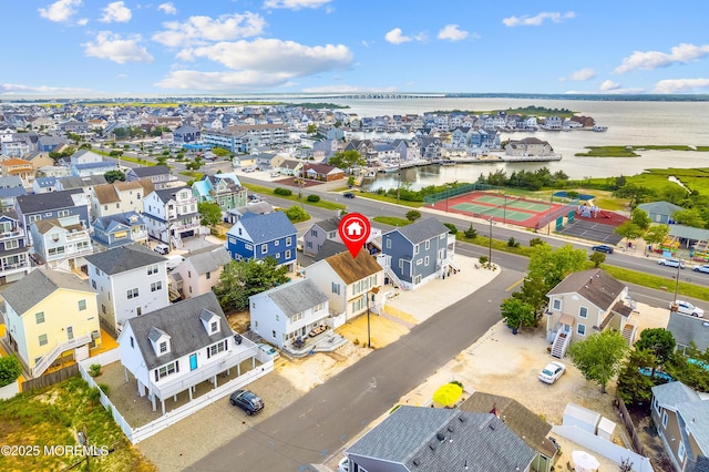 315 Shuster Ave, Ortley Beach, NJ 08751 - aerial perspective of suburban area with a nearby body of water