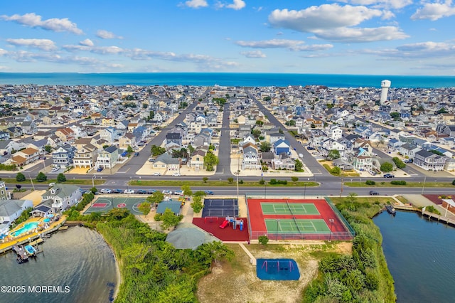 315 Shuster Ave, Ortley Beach, NJ 08751 - aerial perspective of suburban area with a large body of water