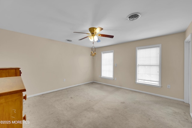 315 Shuster Ave, Ortley Beach, NJ 08751 - unfurnished room with ceiling fan and light carpet