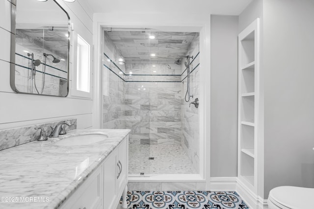 900 Ocean Ave, Bradley Beach, NJ 07720 - bathroom featuring a shower stall and vanity