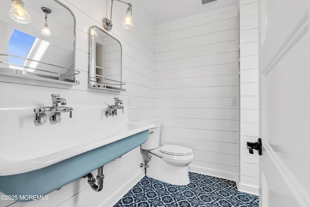 900 Ocean Ave, Bradley Beach, NJ 07720 - bathroom with toilet and tile patterned floors