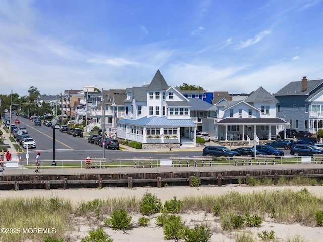 900 Ocean Ave, Bradley Beach, NJ 07720 - back of property with a residential view and a metal roof