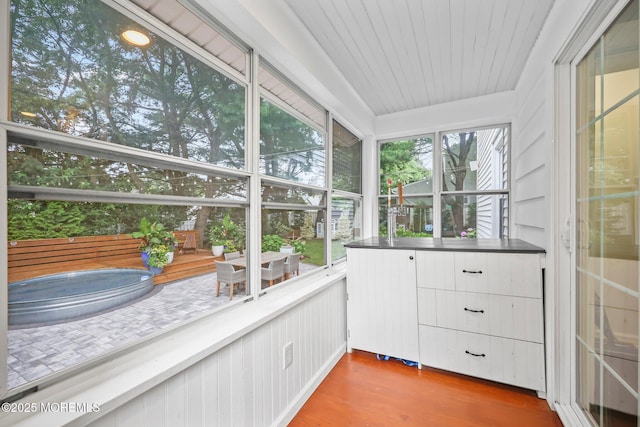51 Burdge Ave, Brick, NJ 08724 - unfurnished sunroom with wood finished floors