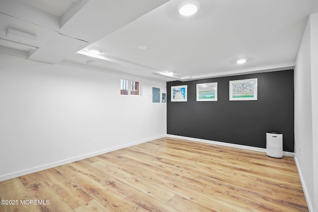 51 Burdge Ave, Brick, NJ 08724 - empty room with wood finished floors and recessed lighting